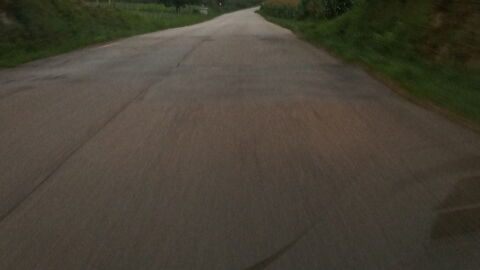 Carretera sin líneas