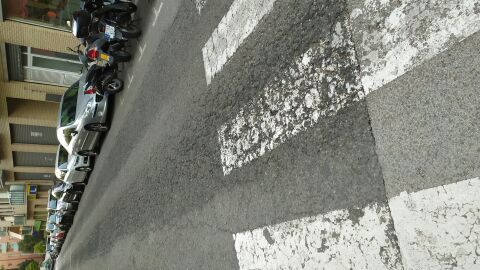 Carretera deformada
