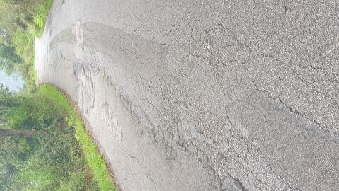 Carretera deformada