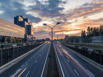 Coches en la carretera