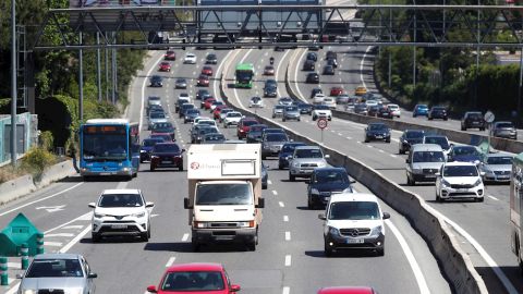 Estado de las carreteras en las salidas de Madrid