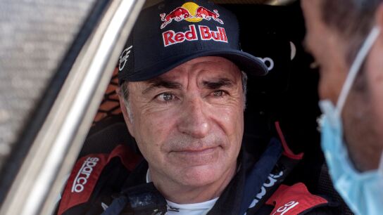 Carlos Sainz, en el Rally de Andaluc&iacute;a