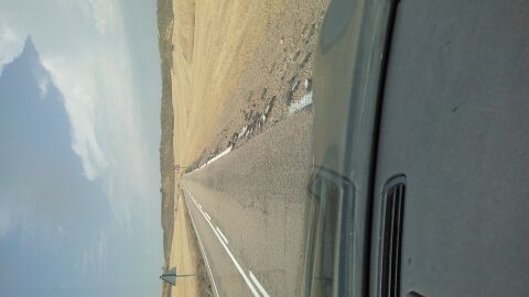 Carretera deteriorada en Toledo