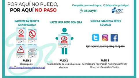 'Por aquí no puedo, por aquí no paso'