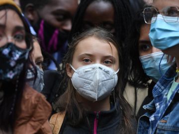 La activista ambiental sueca Greta Thunberg La activista ambiental sueca Greta Thunberg
