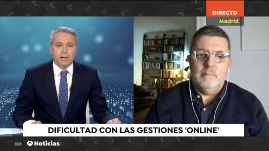 Mario Tasc&oacute;n, asesor general de Levanta la Cabeza, interviene en Antena 3 Noticias para hablar de brecha digital