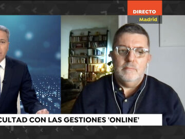 Mario Tasc&oacute;n, asesor general de Levanta la Cabeza, interviene en Antena 3 Noticias para hablar de brecha digital