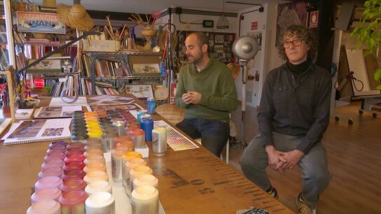 'Cada lata cuenta', murales hechos de latas recicladas que invitan a la reflexi&oacute;n