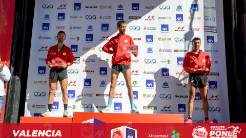Ganadores 5KM masculino Carrera Ponle Freno Valencia 2022