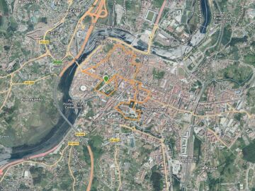 Recorrido de la Carrera Ponle Freno Pontevedra 2022