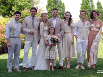 Primera imagen de la boda de Sandra y Culebra para 'Los Protegidos: ADN'