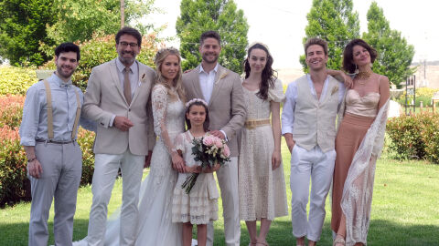 Primera imagen de la boda de Sandra y Culebra para 'Los Protegidos: ADN'