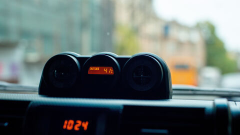 Temperatura exterior del coche