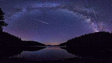 Perseidas 2022 con luna llena