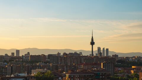 El 98,7% de los españoles respiran aire contaminado por ozono Horizonte de la ciudad de Madrid