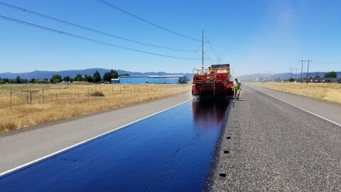 Operarios de mantenimiento de las carreteras
