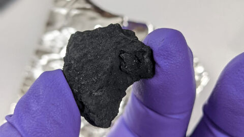 Fragmento del meteorito Winchcombe