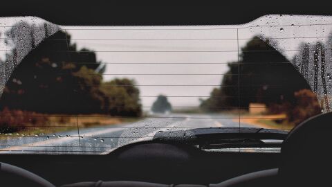 Parabrisas trasero del coche