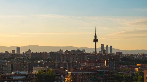 Horizonte urbano de Madrid