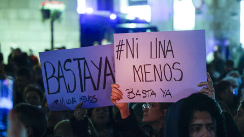 Manifestación contra la violencia machista en Barcelona Manifestación contra la violencia machista en Barcelona