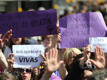 Imagen de archivo de una manifestación contra la sentencia de La Manada en 2018