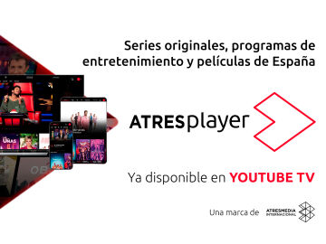 ATRESplayer ya está disponible en YouTube TV para reforzar la apuesta por el español en EE. UU. 