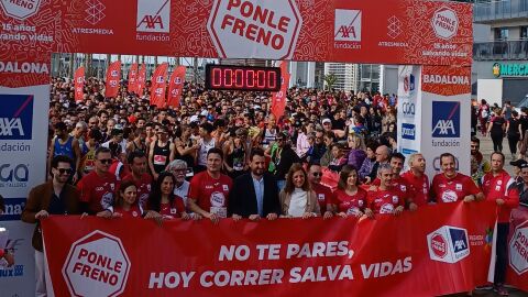 Más de 2.500 participantes arrancan el Circuito de Carreras Pone Freno 2023 en Badalona