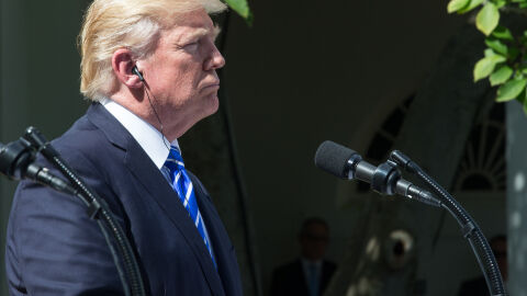 El expresidente de Estados Unidos Donald Trump. 
