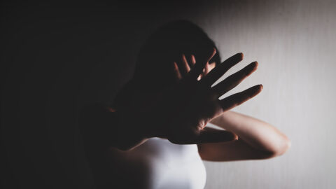 Una víctima de violencia de género Una víctima de violencia de género