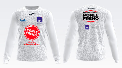 Camiseta técnica de la Carrera Ponle Freno Madrid 2023 Camiseta técnica de la Carrera Ponle Freno Madrid 2023