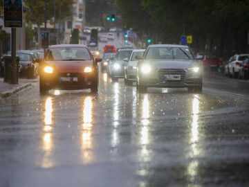 Coches circulando este jueves por Ciudad Real