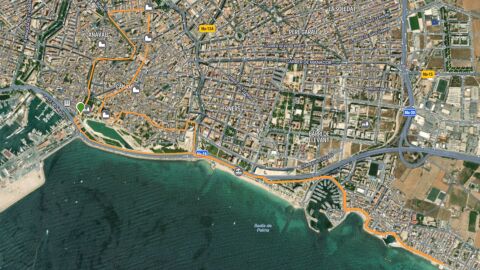 El recorrido de la Carrera Ponle Freno Palma 2024