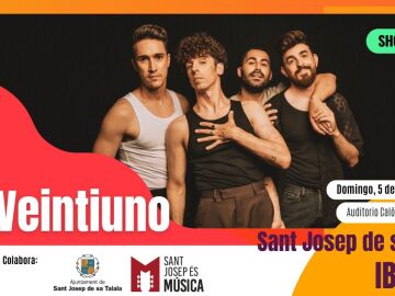 Europa FM llena de música San Josep de sa Talaia con el showcase exclusivo de Veintiuno 