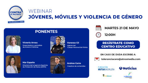 Webinar 'Jóvenes, móviles y violencia de género'
