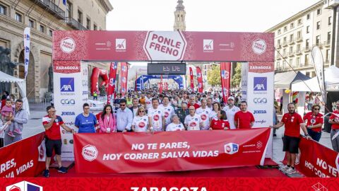 Casi 2.500 corredores se suman en Zaragoza al Circuito de Carreras de Ponle Freno, que logra récord de recaudación