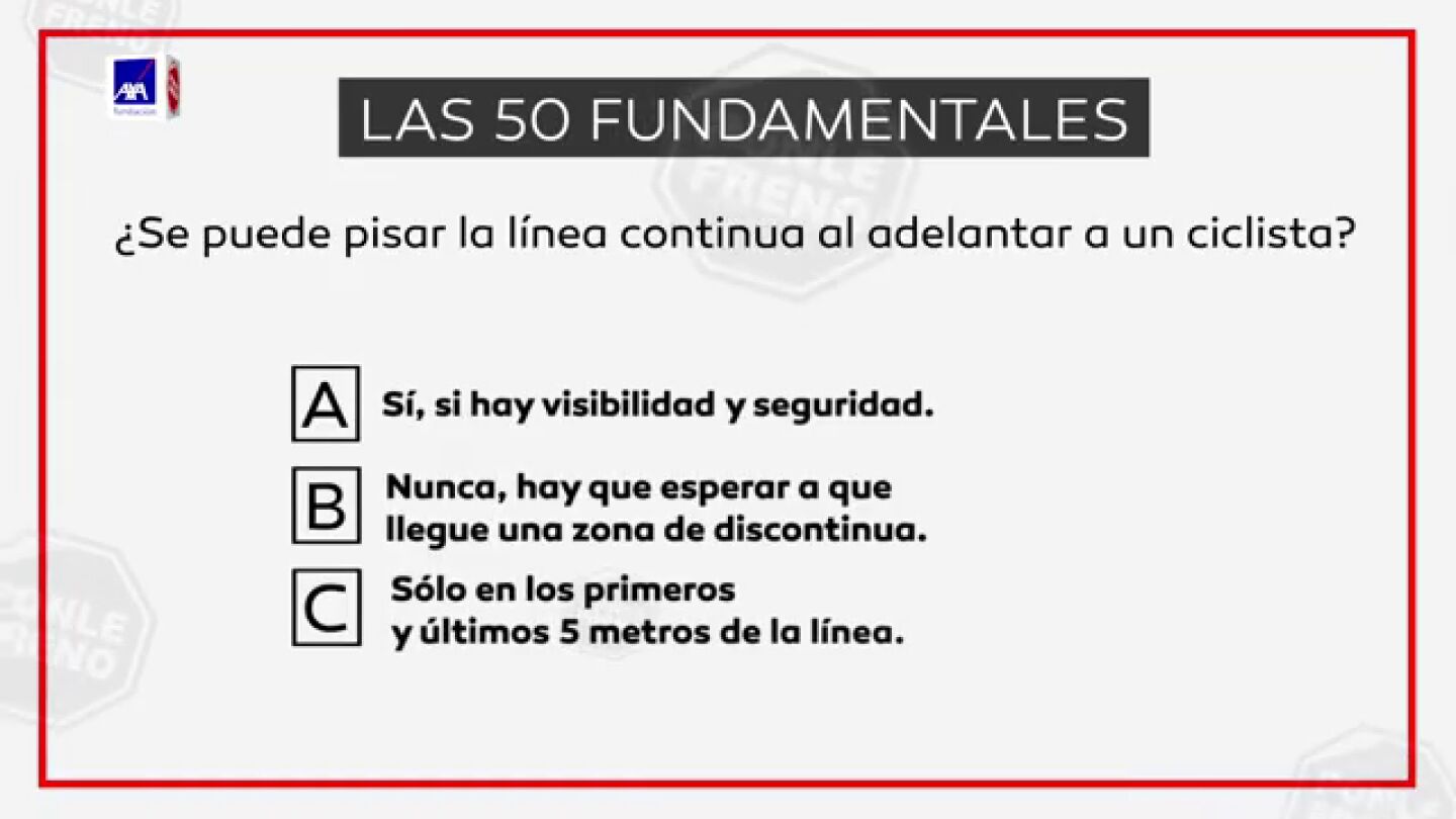 &iquest;Se puede pisar la l&iacute;nea continua al adelantar a ciclistas?
