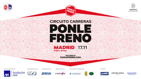 Cartel oficial de Carrera Ponle Freno Madrid 2024