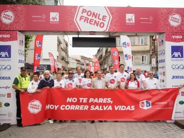 Más de 1.000 personas se suman al Circuito de Carreras de PONLE FRENO por las víctimas de Trafico en su regreso a Vigo 