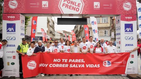 M&aacute;s de 1.000 personas se suman al Circuito de Carreras de PONLE FRENO por las v&iacute;ctimas de Trafico en su regreso a Vigo 