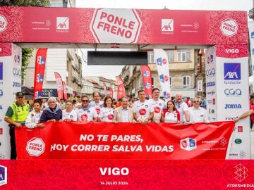 Más de 1.000 personas se suman al Circuito de Carreras de Ponle Freno por las víctimas de Trafico en su regreso a Vigo 