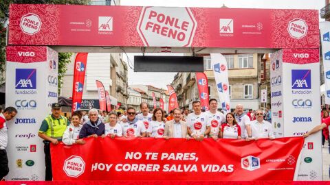 Más de 1.000 personas se suman al Circuito de Carreras de Ponle Freno por las víctimas de Trafico en su regreso a Vigo 