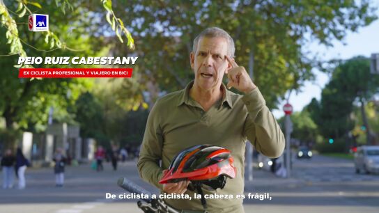De ciclista a ciclista: "ponte el casco siempre" De ciclista a ciclista: "ponte el casco siempre"