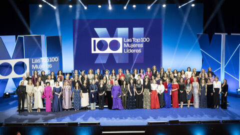 Las Top 100 Mujeres Líderes, elegidas en su XII edición en una gala organizada por Magas de El Español y emitida por Atresmedia