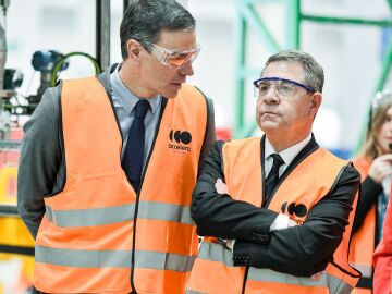 El presidente del Gobierno, Pedro Sánchez, junto al presidente de Castilla-La Mancha, Emiliano García-Page, en una imagen de marzo