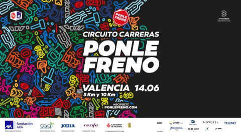 Cartel Carrera Ponle Freno Valencia 2025 Cartel Carrera Ponle Freno Valencia 2025