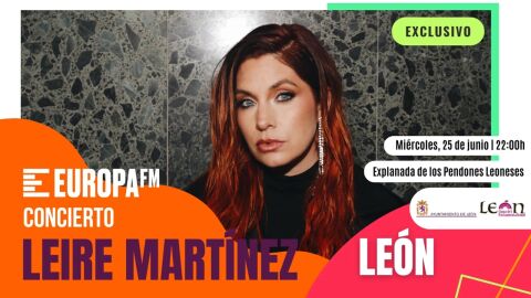 Europa FM organiza el primer concierto en solitario de Leire Martínez tras su salida de La Oreja de Van Gogh