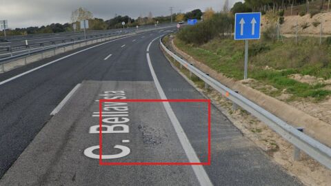 Pavimento inestable en la M-501 conocida como "Carretera de los Pantanos"