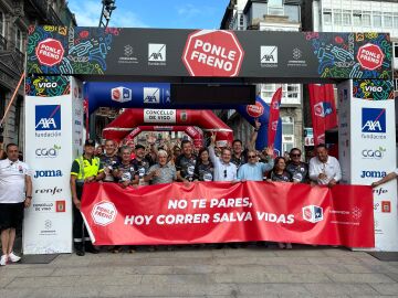 PONLE FRENO sigue superando sus marcas y bate también en Vigo su récord de participantes con más de 1.500 corredores