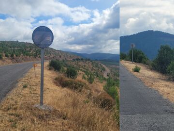 Señalización dañada desde hace años en Lugo Señalización dañada desde hace años en Lugo