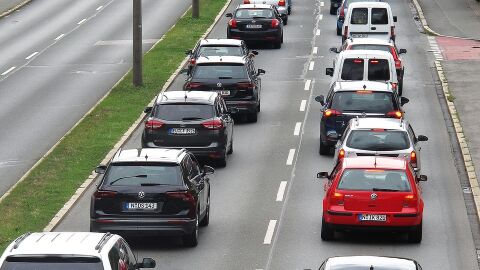 Coches en la carretera